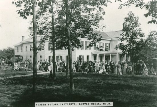 Battle Creek Sanitarium Battle Creek Sanitarium, an Adventist institution Ellen White received guidance about in vision