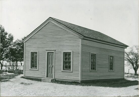 Lovett's Grove Ohio Schoolhouse The schoolhouse in Lovett's Grove, Ohio, where Ellen White received the vision about the great controversy