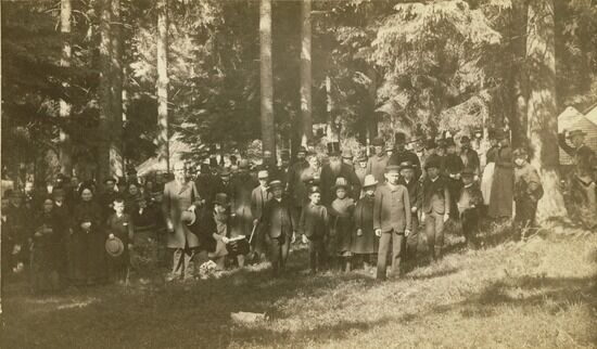 Norway Camp Meeting A group of Adventists at a camp meeting in Norway in 1887