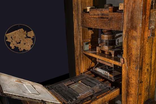 Gutenberg printing press spread gospel An old printing press, such as the one Martin Luther used to spread biblical principles in Europe