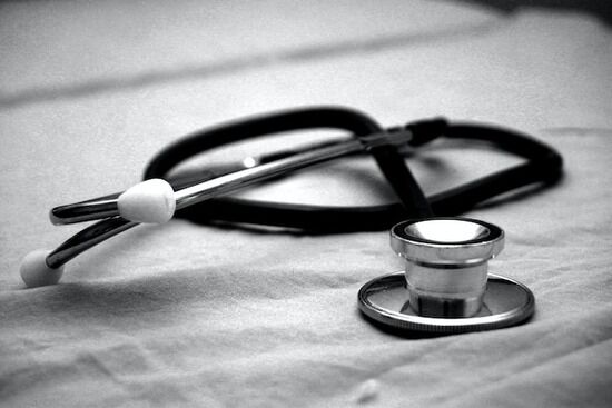 Stethoscope A stethoscope on a cloth