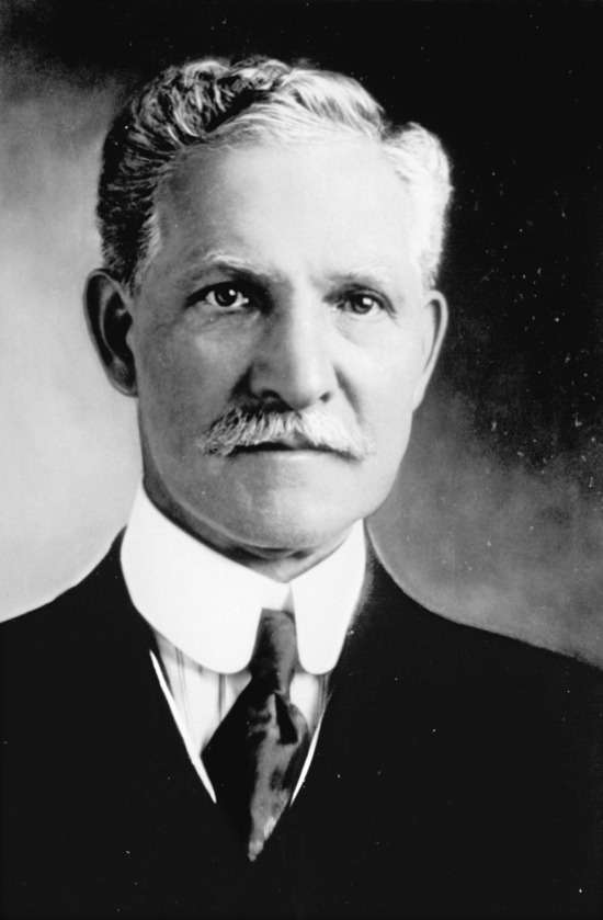 C-H-Jones Pacific Press Manager A black and white photo of the Pacific Press manager, C.H. Jones.