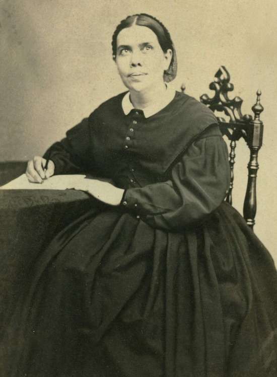 Ellen G. White writing Ellen G. White writing
