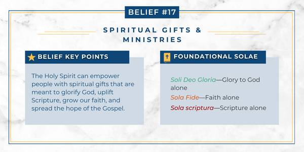 Adventist belief in spiritual gifts Chart explaining how the Adventist belief in spiritual gifts relates to Protestant principles.