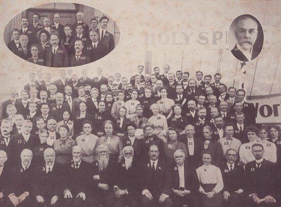 General Conference 1913 A group of Adventists at the General Conference session in 1913