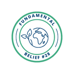 A plant growing out of the earth to represent what Fundamental Belief #28 teaches about the New Earth.