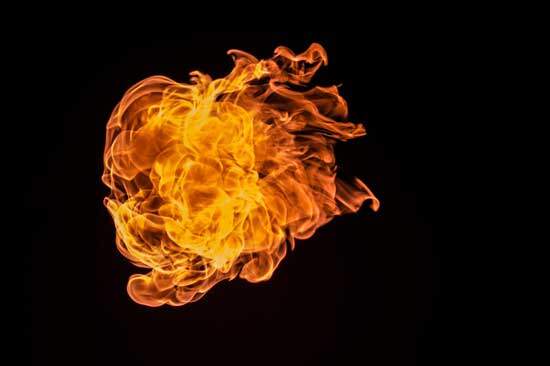 Fire Fire represents Holy Spirit as it came down on the day of Pentecost the Holy Spirit was poured out to the saints (Acts 2:1-4)