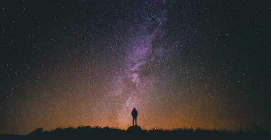 Silhouette Star Gazer Silhouette of a man gazing at stars as we learn about God who revealed His character of love and grace to Moses.