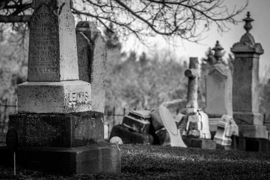 Graveyard A graveyard where the dead will sleep until they're raised at the second coming of Christ or before the judgment