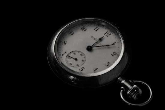 Stop watch showing just past midnight A pocket watch shows that it's past midnight, signifying the midnight cry.