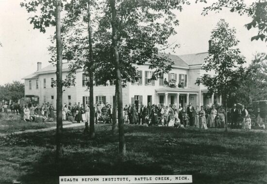 First Adventist Health Institution in Battle Creek The Western Health Reform Institute, the first Adventist health center