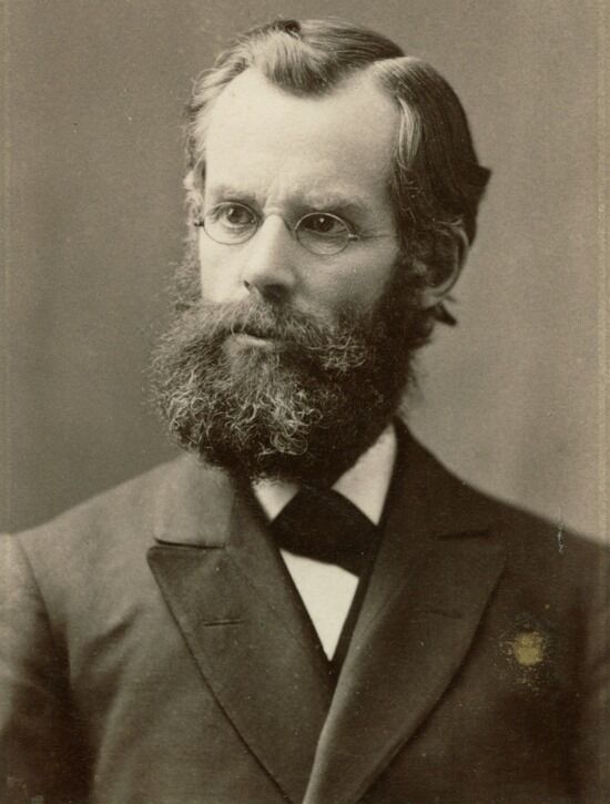 N Andrews portrait A black-and-white photo of J. N. Andrews