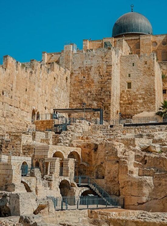Ruins of Jerusalem Ruins of Jerusalem, the city that was rebuilt when Cyrus allowed the Jews to return after the Babylonian captivity