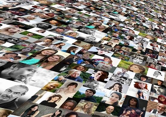 Photo montage of people A photo montage of people, representing the worldwide body of Christians