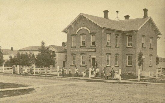 Review and Herald Publishing Office The Review and Herald publishing office in Battle Creek, MI, in 1868