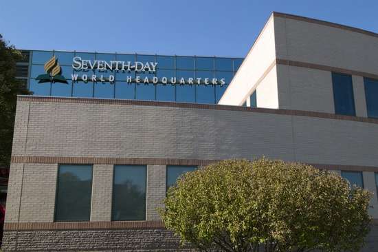 Adventist church general conference headquarter The Seventh-day Adventist world headquarters in Silver Spring, Maryland