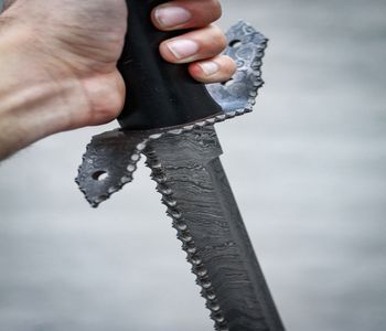 Dagger in left hand Dagger in left hand as we study about Ehud from the tribe of Benjamin who delivered Israelites from Moabite opperssion.