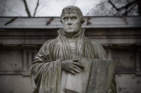 A statue of Martin Luther commemorates the Reformation, which led to the rediscovery of the Sabbath among Christian groups, like the Seventh-day Baptists.