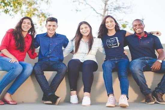 Bahia Adventist College Brazil Students A group of happy students with arms linked at the Bahia Adventist College in Brazil