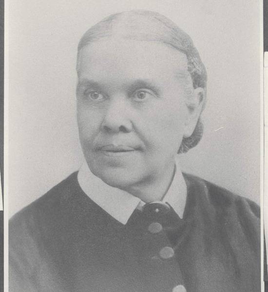 Ellen White Later in Life A black and white portrait of an older Ellen White.