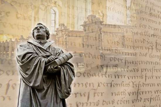 Martin Luther statue A statue of Martin Luther.
