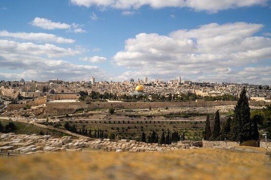 A panorama view of Jerusalem in Israel.