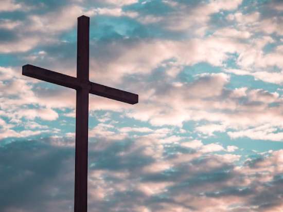 Jesus cross Jesus' Cross against a sunset sky