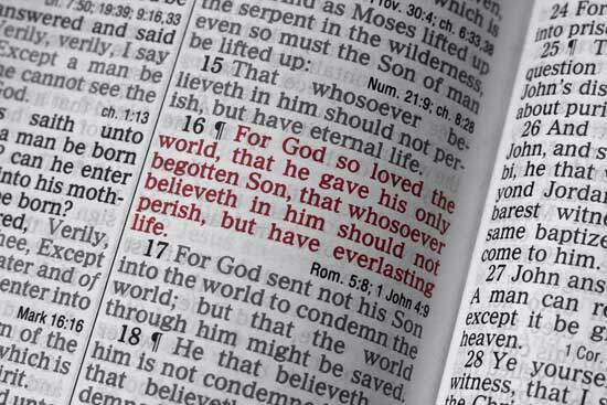 Bible describes God's love in John 3:16 