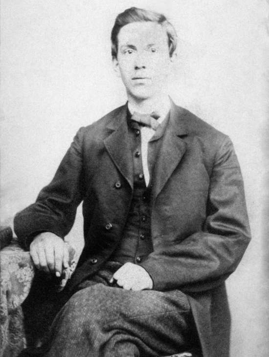 Edson White James Edson White as a young man in 1865
