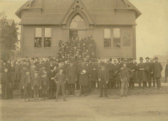 Early Adventists Early Adventists in front of a church in Minneapolis